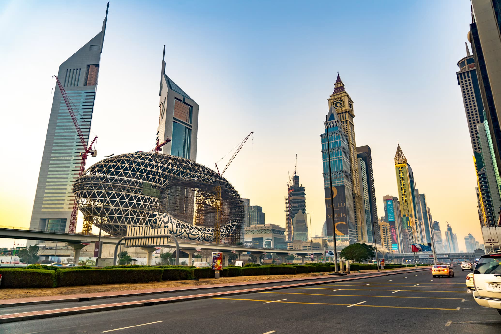United Arab Emirates city and work destination
